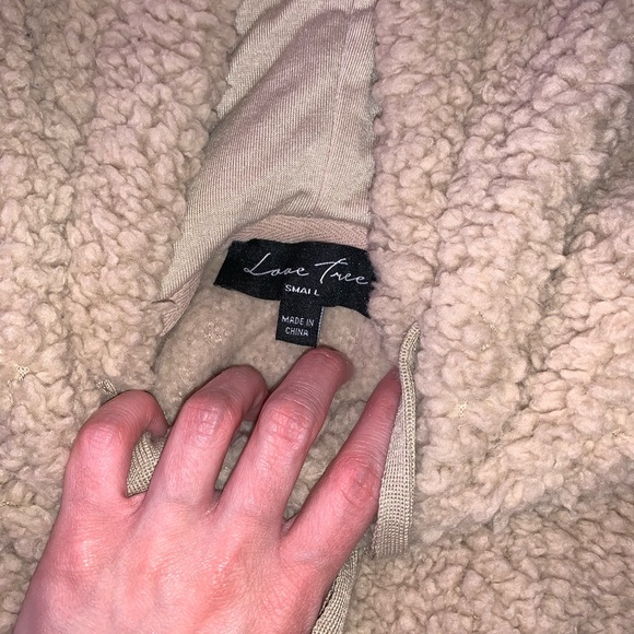 Love Tree Sherpa Hoodie - Picture 3 of 5